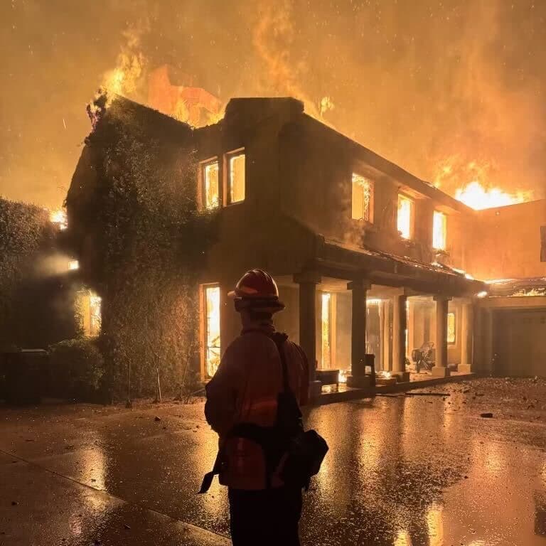 LA Fire Emergency Response Image