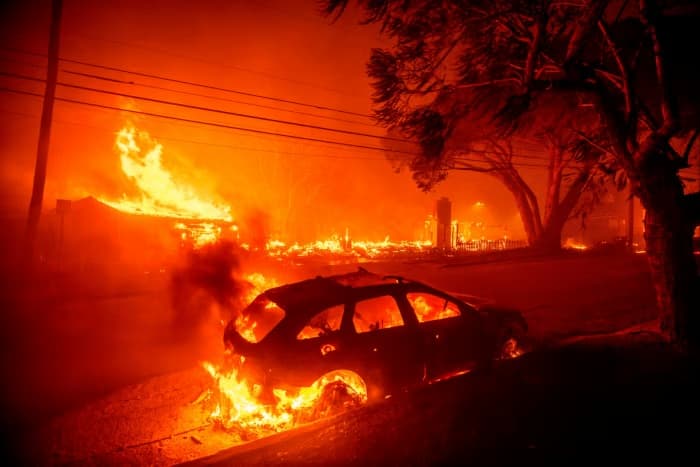 LA Fire Emergency Response Image