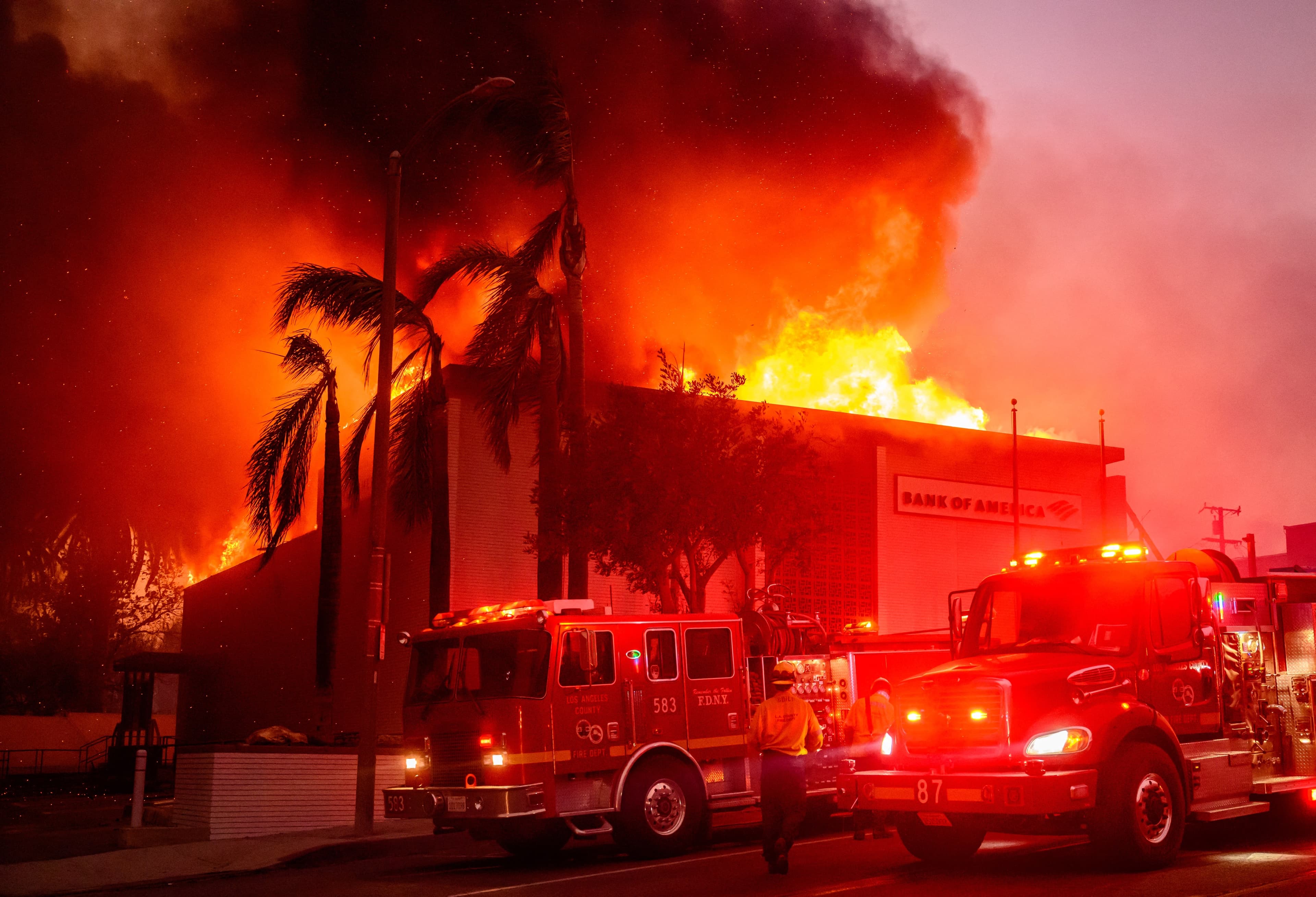 LA Fire Emergency Response Image