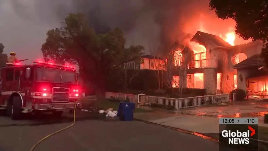 LA Fire Emergency Response Image