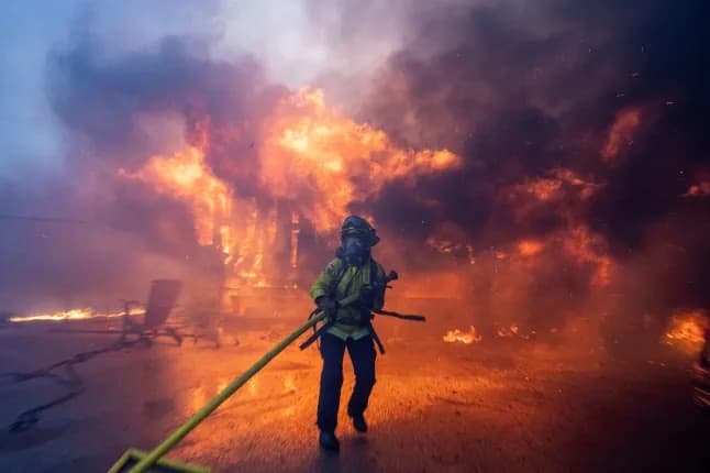 LA Fire Emergency Response Image