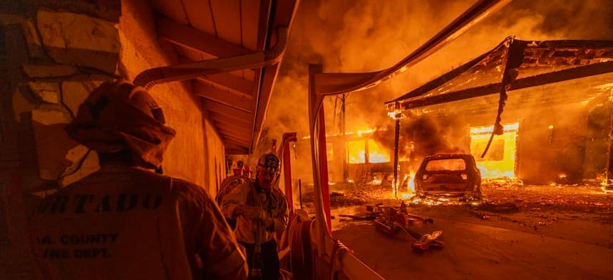 LA Fire Emergency Response Image